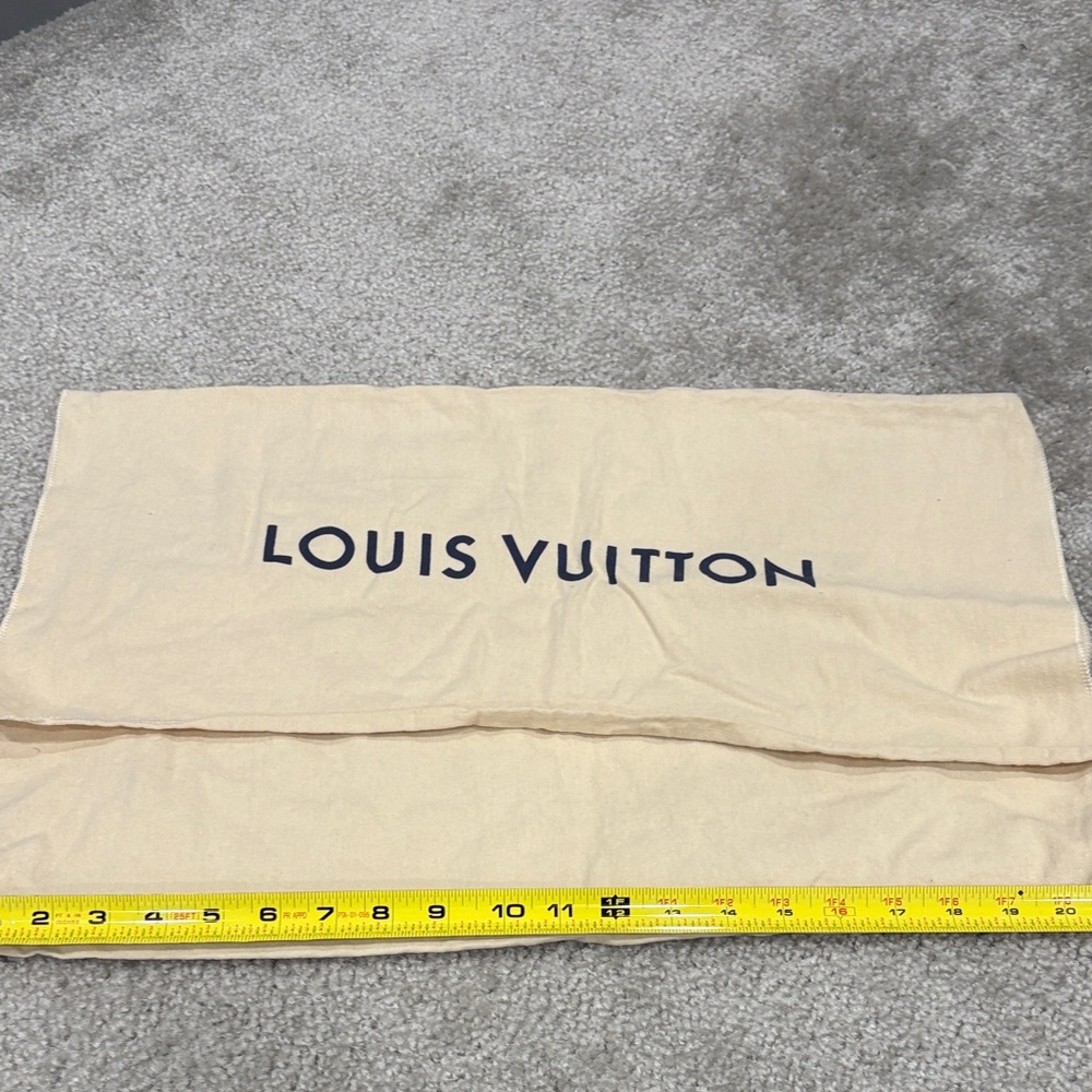 Louis Vuitton Tan Storage Bag large authentic